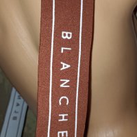 Blanche-Нова ефектна дамска чанта с перфорации/ мрежа в кафяво, снимка 4 - Чанти - 41660646