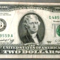 САЩ 2 Долара 1976, снимка 1 - Нумизматика и бонистика - 40812190