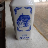 Стара порцеланова бутилка от мастика - винпромска - празна, снимка 3 - Антикварни и старинни предмети - 42598454