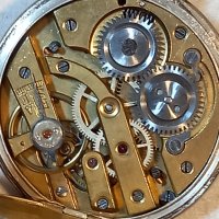 Сребърен джобен часовник Cilindre 10 rubis , снимка 7 - Джобни - 41281779