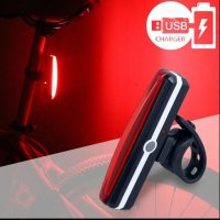 Презареждаем USB LED ярък стоп за велосипед колело, снимка 1 - Аксесоари за велосипеди - 41376174