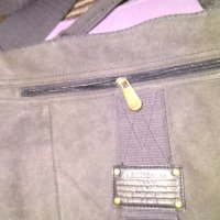 Чанта маркова италианска за през рамо промазан плат Лаура 37х21х9см бутикова, снимка 4 - Чанти - 41449755