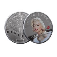 Marilyn Monroe монета - Silver, снимка 1 - Нумизматика и бонистика - 41635568