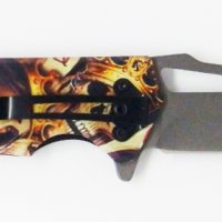 Browning X 89 - дизайнерски сгъваем полу автоматичен нож, 100x220, снимка 2 - Ножове - 40744592