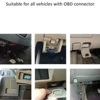 Автомобилно Зарядно OBD Преходник DC 8V-40V към 5V 2.1A Автомобилно Захранване OBD-2 към USB Женско, снимка 5 - Навигация за кола - 41371479