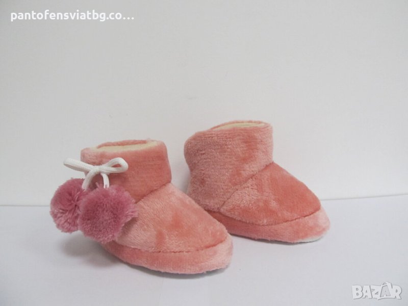 Детски пантофи тип ботуш розово 21/30, снимка 1