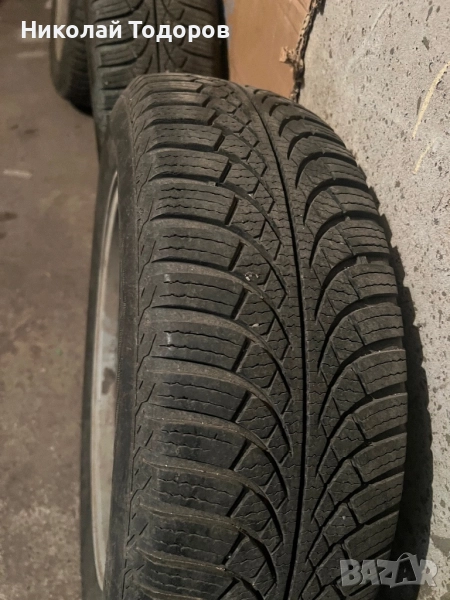 Зимни гуми Michelin 2 бр. и ESA Tecar 2 бр. 185/60/15, снимка 1