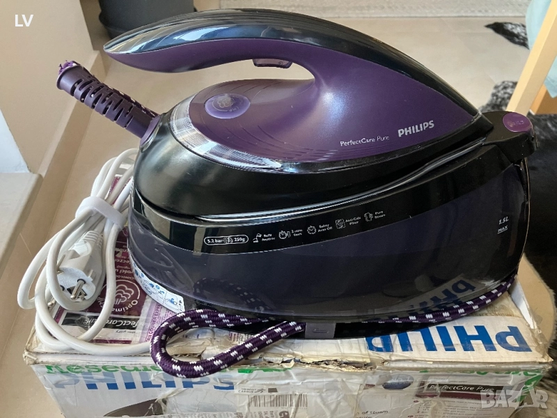 Ютия - Паров генератор Philips PerfectCare Pure GC7640/80, снимка 1
