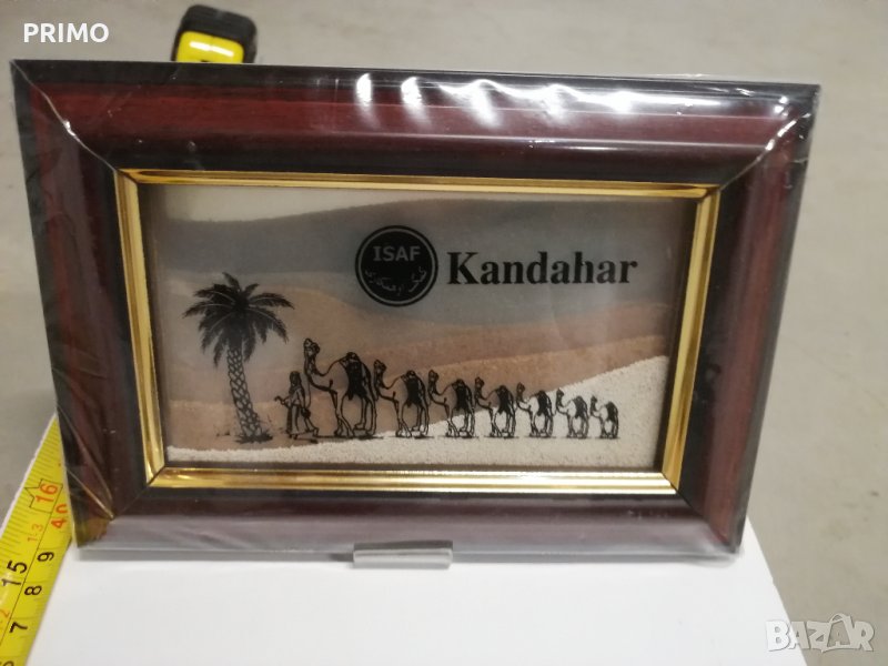 Пано с оригинален пясък от 7-те емирства на ОАЕ, снимка 1