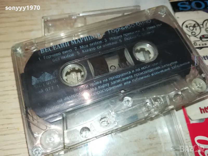 ВЕСЕЛИН МАРИНОВ ГОРЧИВО ВИНО-ОРИГИНАЛНА КАСЕТА 0604251845, снимка 1