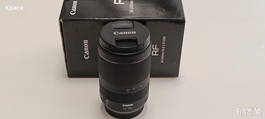 Обектив Canon RF 24-240mm f/4-6.3 IS USM | Като нов | Само тестван, снимка 1