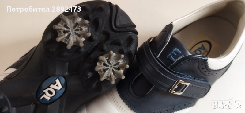 Женски обувки за голф FootJoy AQL, Обувки за спорт, Цвят бяло/черно, снимка 1