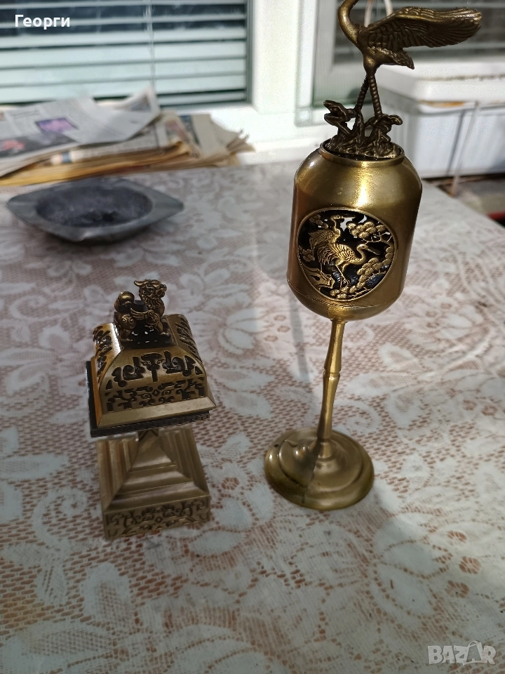 Две метални кандила-2, снимка 1