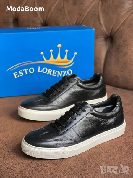 Esto Lorenzo естествена кожа мъжки маратонки , снимка 1