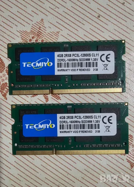 Нова Ram памет за лаптоп 2×4GB DDR3L 1600MHZ, снимка 1