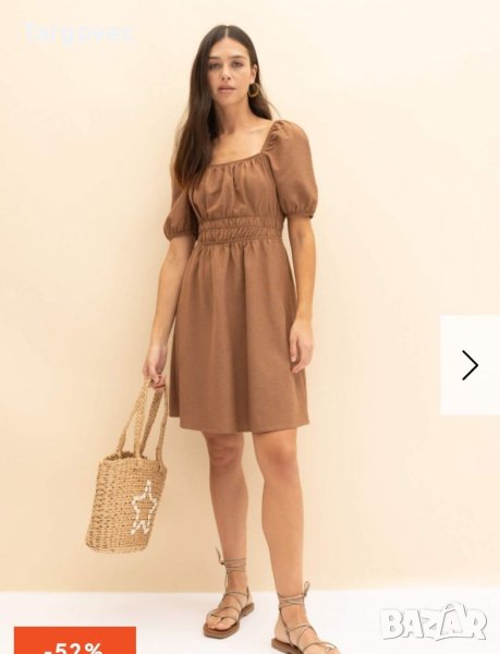 Нова ленена рокля Defacto, снимка 1