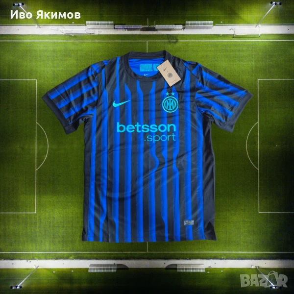 Официален първи екип Inter Milan сезон 2025/26, снимка 1