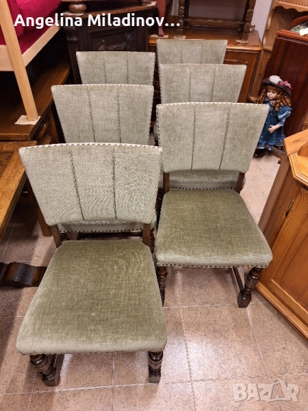 Луксозни столове за трапезария к - т 6 броя , снимка 1