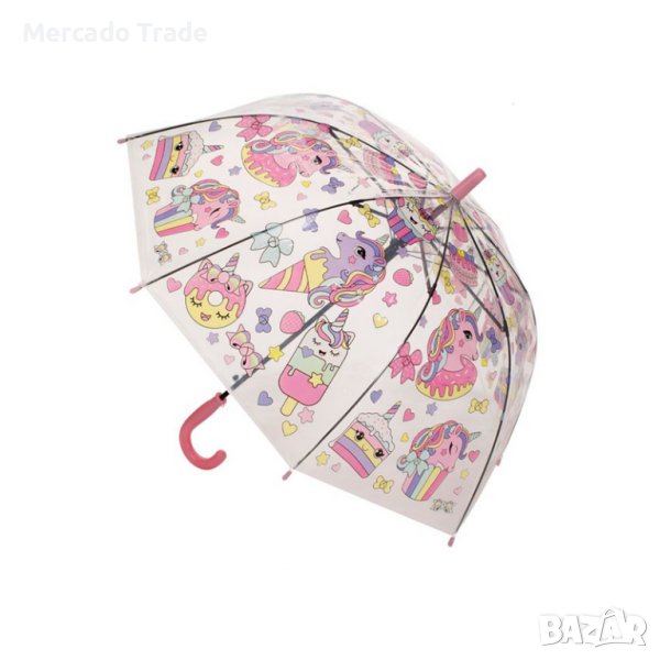 Чадър Mercado Trade, За момиче, Малки Еднорози, снимка 1