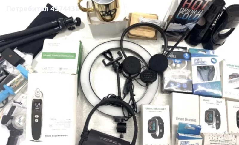Разпродажба на смарт часовници слушалки колонки селфи ринг и други #2, снимка 1