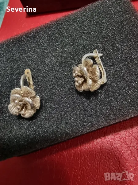 Нови,сребърни невероятни обеци, английско закопчаване , снимка 1