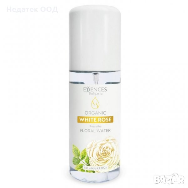 Био флорална вода Essences Bulgaria, Бяла роза, 140 мл, снимка 1