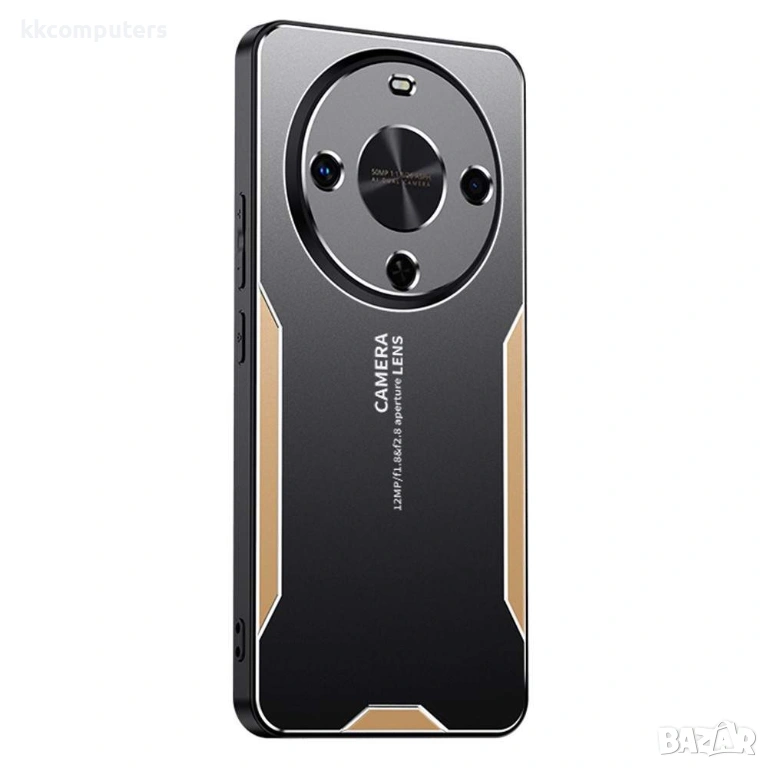 Калъф за Honor Magic8 Lite 5G, Алуминиева Сплав + TPU + PC, Брониран Дизайн, Вкл. Скрийн Протектор, , снимка 1