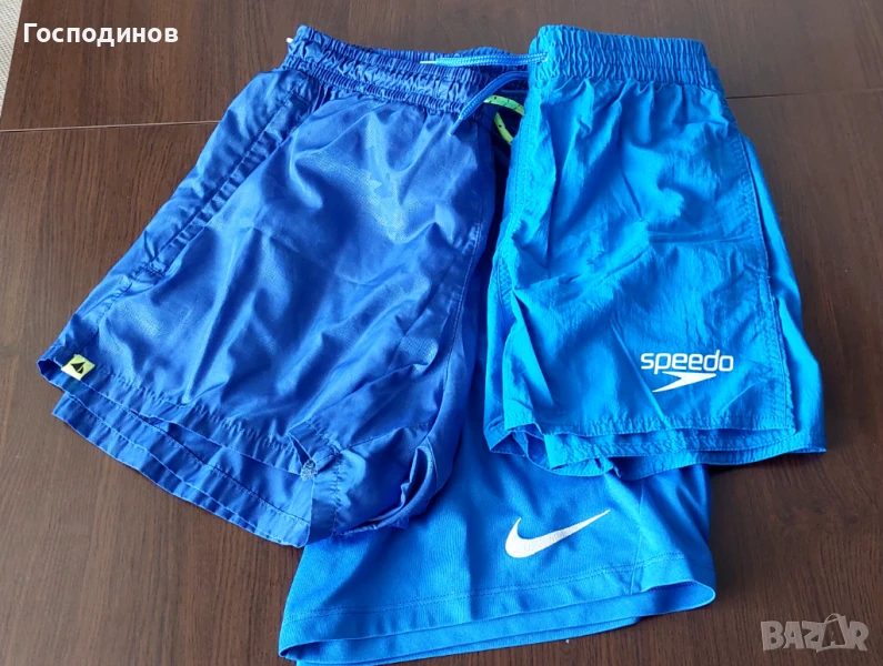 Сет Speedo шорти + бански за плуване + шорти Nike, снимка 1