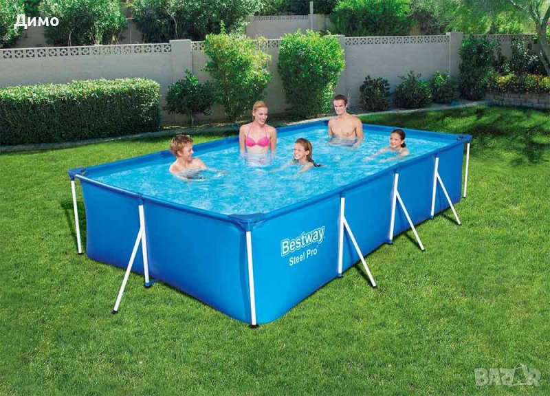 Нови Басейни 4м-2м-84см с филтър помпа от Bestway с 2г.гаранция, снимка 1