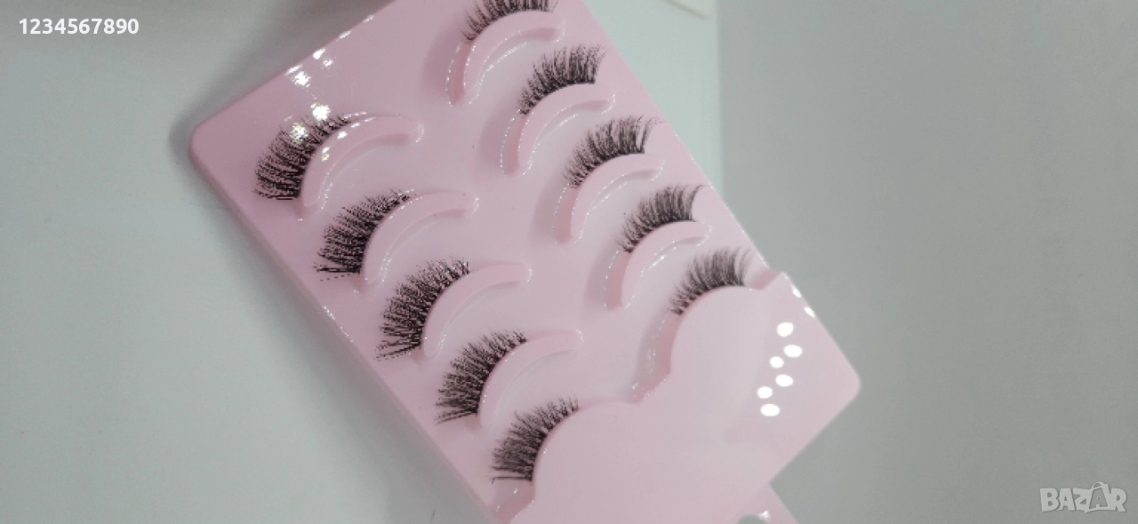 3D мигли половинки, снимка 1