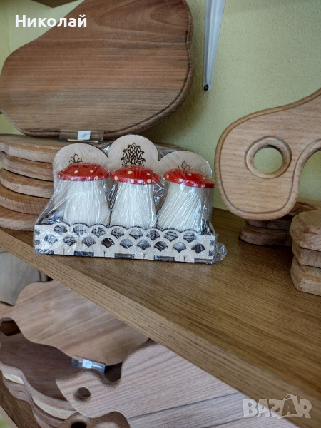 Дървени солници салфетници на едро и дребно, снимка 1