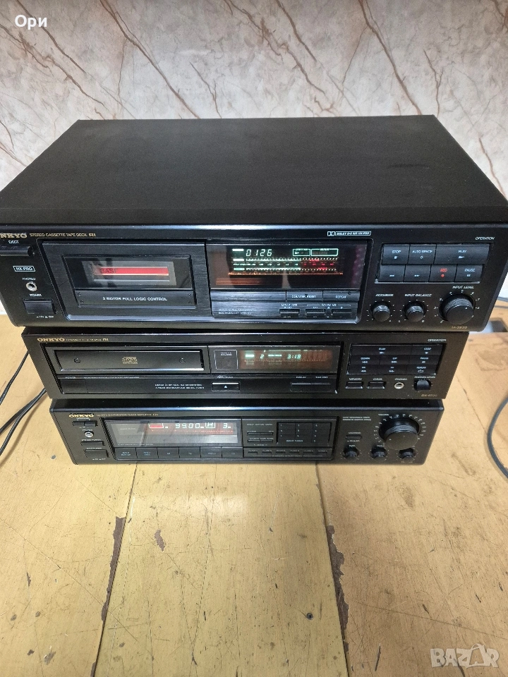 Сет ONKYO - дек,СД и ресивър , снимка 1