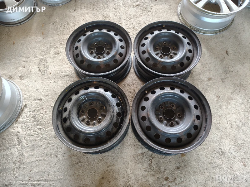 4бр.Железни Джанти 16ки за TOYOTA 5x114.3 6,5J ET45 цена за брой, снимка 1