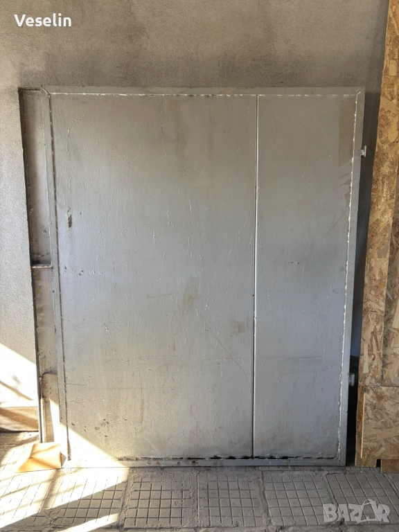 Гаражна врата 1.90х1.50м (метална), снимка 1
