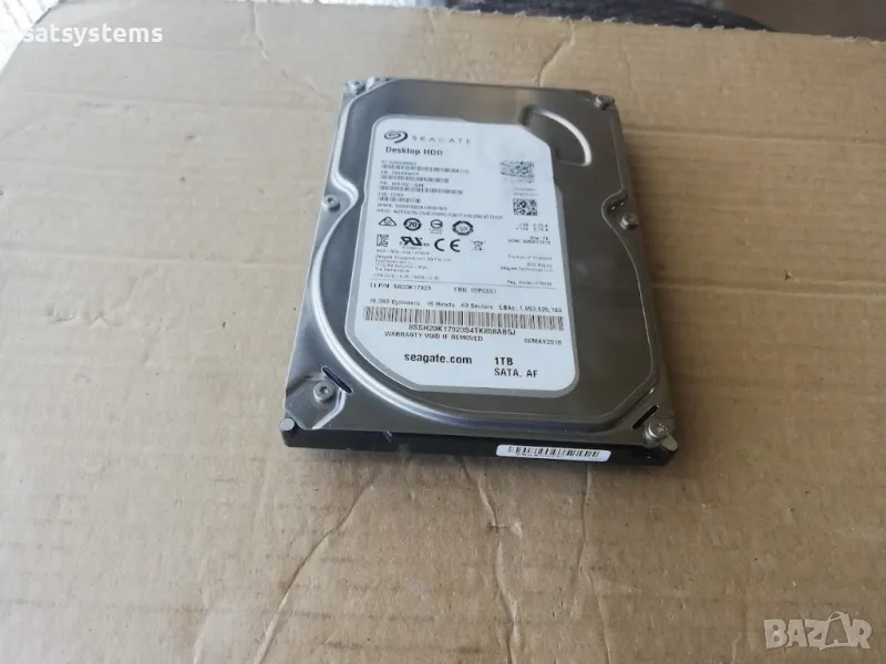Хард диск Seagate Barracuda Desktop HDD ST1000DM003 1TB SATA 6.0Gb/s, снимка 1