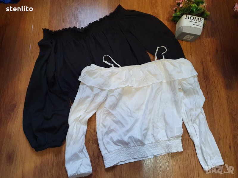 Бяла блузка H&M Размер152, снимка 1