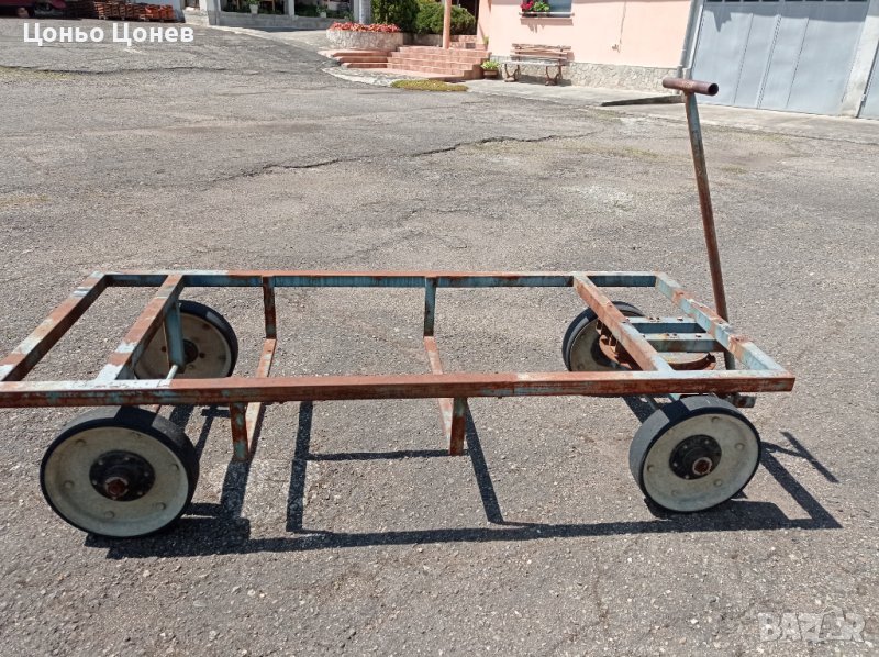 Количка с 4 бандажни колела, снимка 1