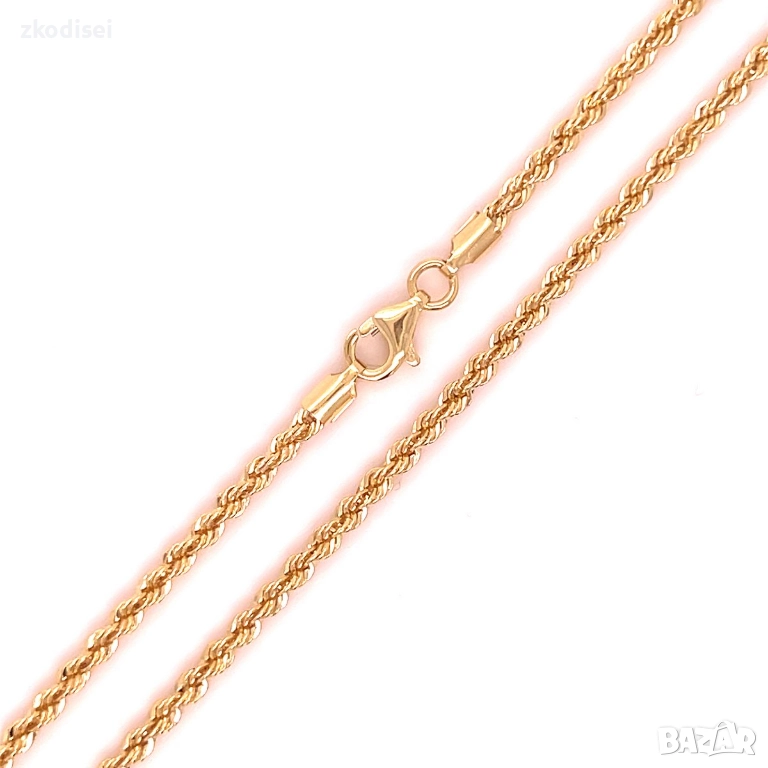 Златен синджир 2,82гр. 44,0см. 14кр. проба:585 модел:34522-1, снимка 1