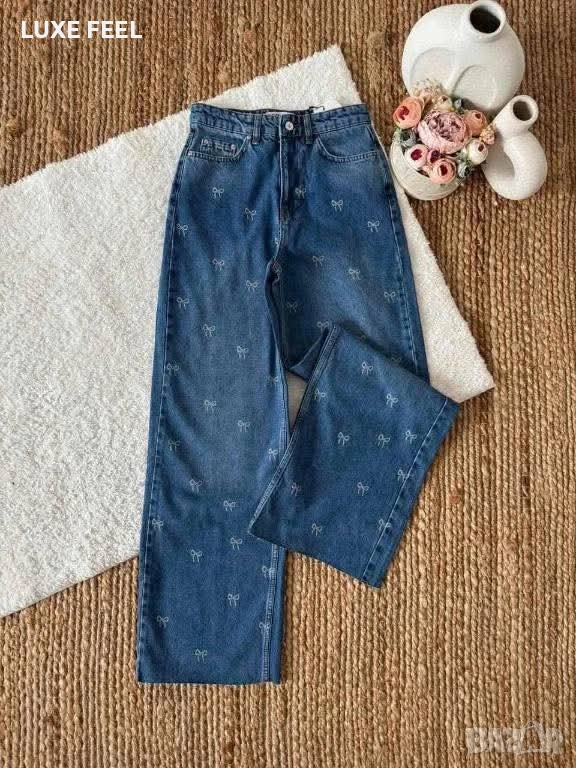 Дамски Дънки с Камъни - S, M ⚜️, снимка 1