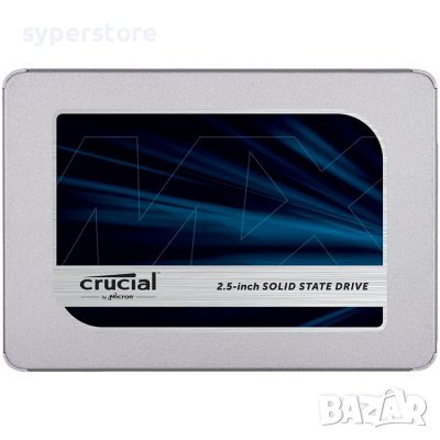 SSD хард диск Crucial MX500 500GB SATA 2.5” 7mm SS30796, снимка 1