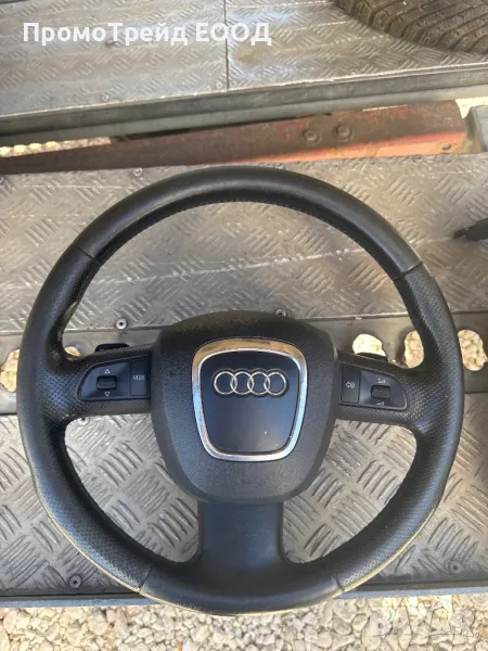 Мултифункционален волан пера еърбег Ауди А6 С6 4Ф Audi A6 C6 4F 4F0419091AQTNA 4F0880201BA6PS, снимка 1