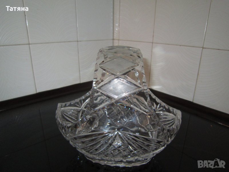   КРИСТАЛНИ ЧАШИ ; КУПИ;  КОШНИЦА; БОХЕМИЯ -ЧЕХИЯ;, снимка 1