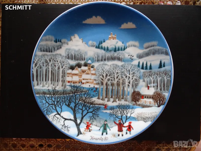 Коледна чиния порцелан Германия, снимка 1