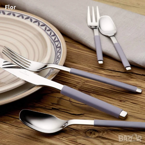 Прибори за хранене Villeroy&Boch S+Lavender - 30 броя, снимка 1