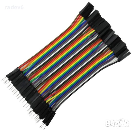 40бр. Джъмпери с мъжки-женски накрайници, дължина 10см., снимка 1