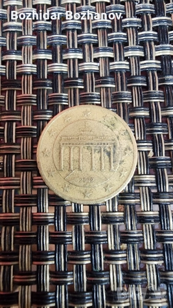 50 euro cent 2002 , снимка 1
