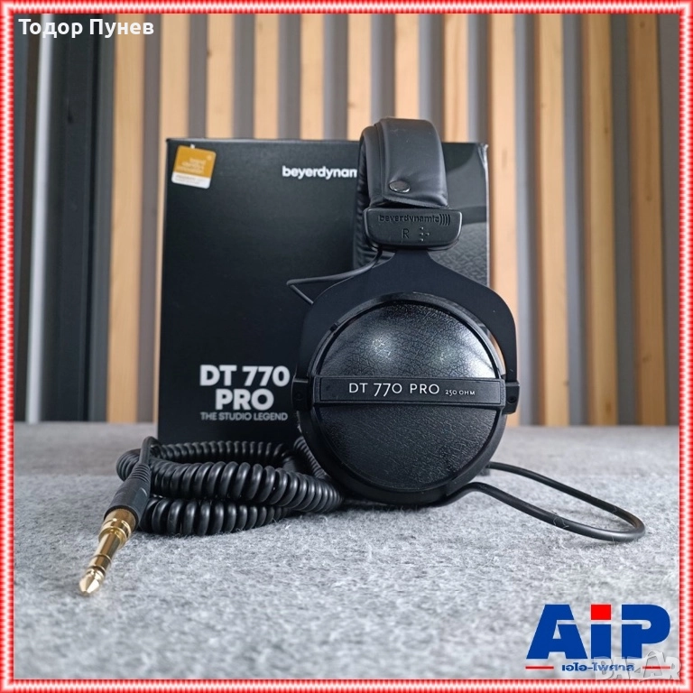  Чисто нови! Beyerdynamic DT 770 pro- 250 ohms- студийни слушалки, снимка 1