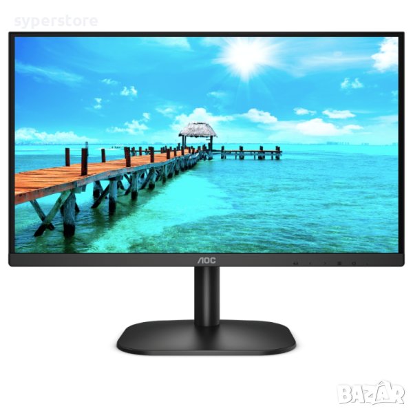 Mонитор 27" AOC 27B2DM FHD (1920x1080) 75Hz, 4ms GTG, 250cd/m2, 4000:1, 20M:1 DCR, Low Blue Light, снимка 1