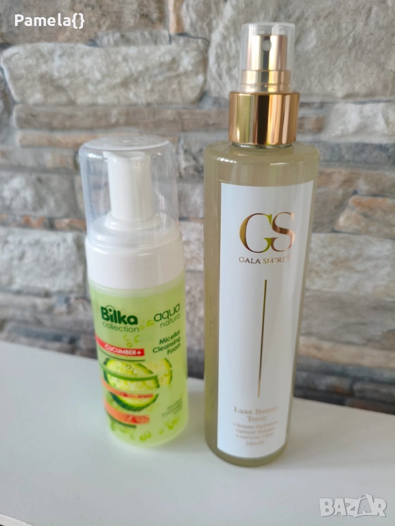 Нови - GS LUXE BEAUTY TONIC и мицеларна вода за лице Aqua, снимка 1
