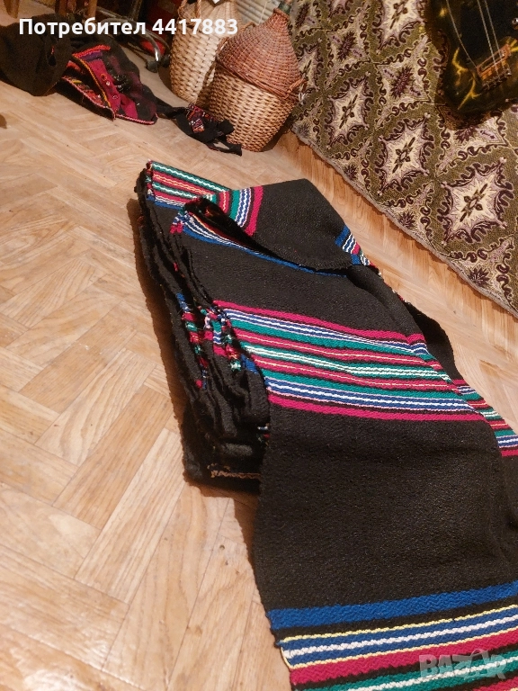 Вълнена черга ръчно тъкана, снимка 1